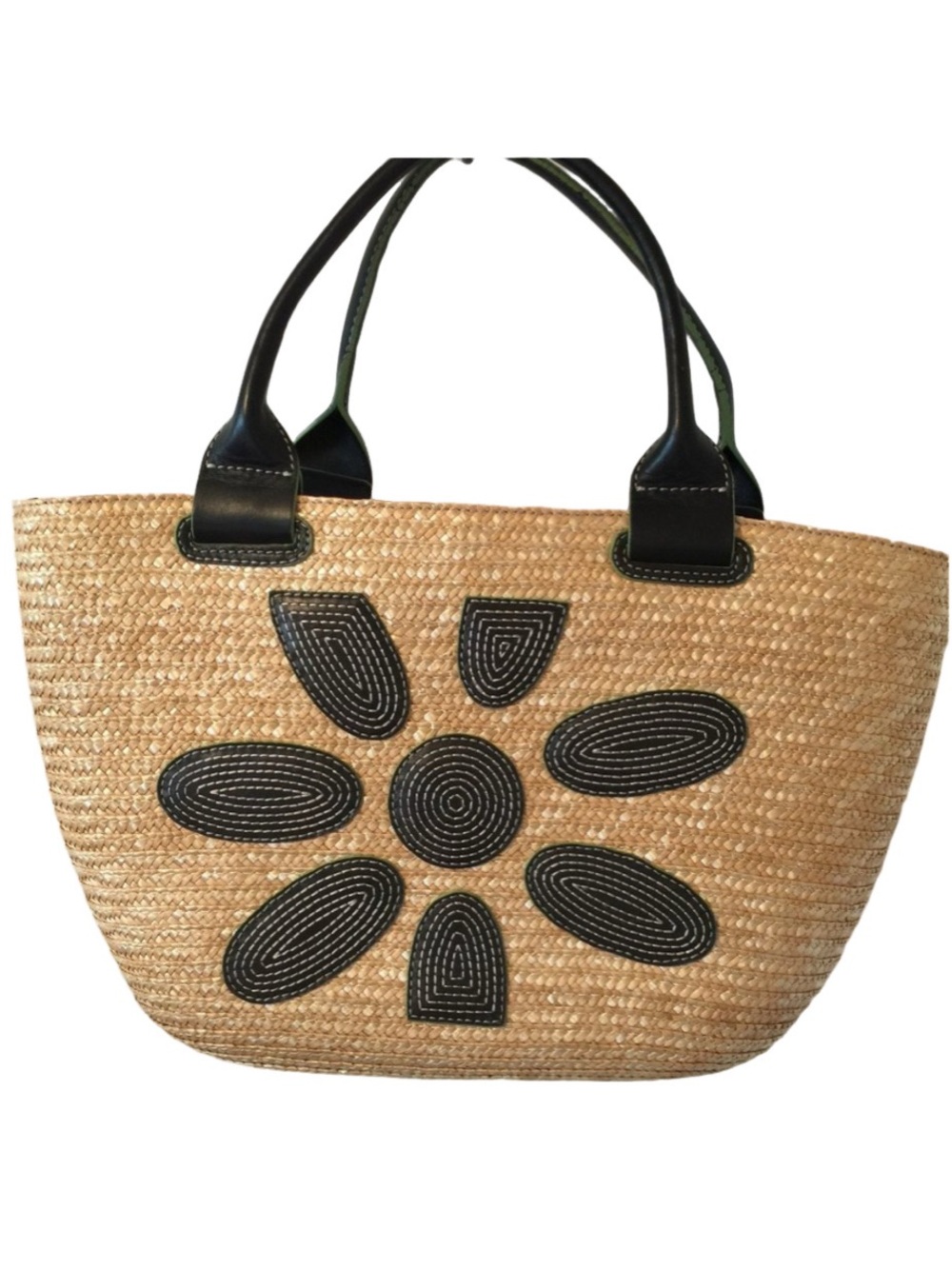 COLE HAAN WICKER BUCKET BAG/TOTE-NWOT